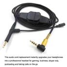 2m For BOSE 700 / QC25 / QC35 / OE2 3.5mm to 2.5mm Gaming Headset Audio Cable(Black) - 3