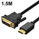 VEGGIEG HDMI To DVI Computer TV HD Monitor Converter Cable Can Interchangeable, Length: 1.5m - 1