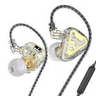 CVJ In-Ear Wired Gaming Earphone, Color: With Mic White - 1