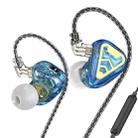 CVJ In-Ear Wired Gaming Earphone, Color: With Mic Blue - 1