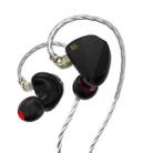 CVJ In Ear Wired Adjustment Switch Earphone, Color: Black - 1