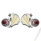 FZ In Ear Wired Cable Metal Live Broadcast Earphone, Color: With Mic Yellow - 1