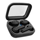 TWS Wireless Bluetooth Pair Earphones Sports In-Ear IPX5 Waterproof Earphones(Black) - 1
