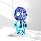 Electroplated Fluid Astronomy Fan(Blue) - 1