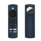 2pcs Remote Control Case For Amazon Fire TV Stick 2021 ALEXA 3rd Gen With Airtag Holder(Midnight Blue) - 1