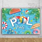 80x120cm Summer Pool Party Decoration Backdrop Swimming Ring Photography Background Cloth(11418495) - 1