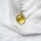 Transparent Solid Color Phone Airbag Holder Epoxy Crystal Ball Telescopic Ring Rack(Yellow) - 1