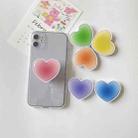 Gradient Color Love Drip Retractable Desktop Cell Phone Air Bag Bracket(Rose Pink) - 3