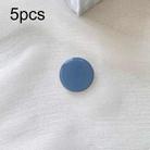 5pcs Solid Color Drop Glue Airbag Bracket Mobile Phone Ring Buckle(Blue) - 1