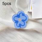 5pcs Sunflower Drip Glue Airbag Mobile Phone Holder(M108 Blue Pattern Multi-Blue Flower) - 1