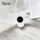 5pcs Sunflower Drip Glue Airbag Mobile Phone Holder(White Flower) - 1