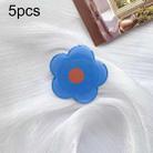 5pcs Sunflower Drip Glue Airbag Mobile Phone Holder(Blue Flower) - 1