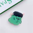 Cartoon Shape Airbag Ring Holder Epoxy Lazy Desktop Telescopic Phone Rack(Black Hat Ghost) - 1