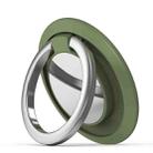 5pcs Car Magnetic Metal Ring Buckle Mobile Phone Holder(Avocado Green) - 1
