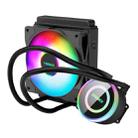 EVESKY  Water Cooler Cpu Fan RGB Fan Liquid Heatsink Integrated Radiator, Spec: 120mm Colorful - 1