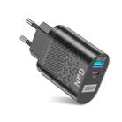 BK375-GaN KR Plug USB+Type-C 65W GaN Mobile Phone Charger PD Fast Charge Computer Adapter, Color: Black - 1