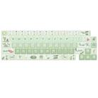 66 Keys 5-sided Heat Rise PBT Personalized Keycaps(Green) - 1