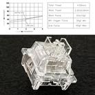 40pcs Customized Hot Swap Mechanical Keyboard 3Pin Shaft(Crystal Dust Shaft) - 2