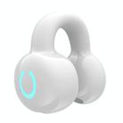 Single Ear Stereo Ear Clamp Type Bone Conduction Bluetooth Earphone(White) - 1