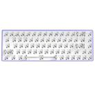 Dual-mode Bluetooth/Wireless Customized Hot Swap Mechanical Keyboard Kit, Color: Purple - 1
