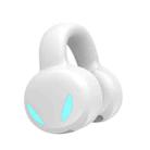 Clip Ear Stereo External Sound Without Hurting Ear Business Sports Model Bluetooth Earphones(White) - 1