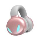 Clip Ear Stereo External Sound Without Hurting Ear Business Sports Model Bluetooth Earphones(Pink) - 1