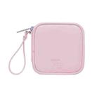 BUBM Headset Bag Portable Mini -Headset Data Cable U Disk PU Headphone Storage Package(Pink) - 1
