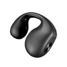Single Ear Bone Conduction Bluetooth Earphone In-Ear Wearable Running Sports Mini(Black) - 1