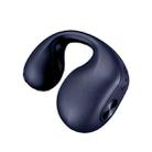 Single Ear Bone Conduction Bluetooth Earphone In-Ear Wearable Running Sports Mini(Blue) - 1
