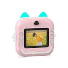 Children Instant Camera Mini Thermal HD Printer Video Photo Digital Camera, Spec: 16G  Pink - 1