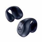 Dual Ear Bone Conduction Wireless Bluetooth Earphones Ear Clip Wear Mini Sport(Blue) - 1