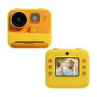 Children Instant Print Camera 4800W Pixel 2-Inch Screen Dual Lens Photography Camera(Without Memory Card Yellow) - 1