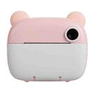 Children Instant Print Camera 1080P 2.4-Inch IPS Screen Dual Lens Photography Camera(Pink) - 1