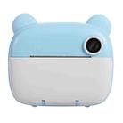 Children Instant Print Camera 1080P 2.4-Inch IPS Screen Dual Lens Photography Camera(Blue) - 1