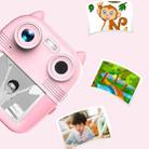 1080P Instant Print Camera 2.8-inch IPS Screen Front and Rear Dual Lens Kids Camera, Spec: Yellow  - 3