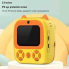1080P Instant Print Camera 2.8-inch IPS Screen Front and Rear Dual Lens Kids Camera, Spec: Yellow  - 6