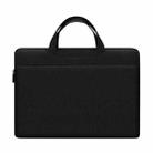 BUBM Large-capacity Wear-resistant and Shock-absorbing Laptop Storage Bag, Size: 14 inch(Black) - 1