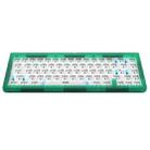 Hot Swap Shaft Wired RGB Back Light Customized Mechanical Keyboard Kit(Green Transparent) - 1