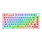 82 Keys Bluetooth Wireless 3-mode RGB Hot-plug Customized Mechanical Keyboard Kit(White Transparent) - 1