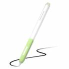 For Apple Pencil 2 Non-Slip Anti-Fall Translucent Segmented Pen Case(Mint Green) - 1