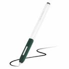 For Apple Pencil 2 Non-Slip Anti-Fall Translucent Segmented Pen Case(Ink Green) - 1