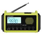 HanRongda HRD-905 Solar Charging LED Lighting Generation Disaster Prevention Emergency Full Band Radio(Yellow Green) - 1