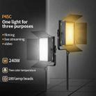Pixel P45C RGB Dual Color Temperature Fill Light Live Photography Portable Outdoors 80W Square Soft Light(Single Lamp With Baffle+UK Plug Adapter) - 5