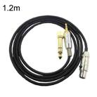 1.2m For K240 / K141 / K271 / K702 / Q701 / K712 Headphone Cable Mini Cartoon Head Upgrade Line(Black) - 1