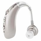 USB Charging Earhook Noise Reduction Hearing Aid Sound Amplifier(Silver) - 1