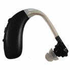 USB Charging Earhook Noise Reduction Hearing Aid Sound Amplifier(Black) - 1