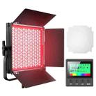 Pixel K80RGB Full Color Photography Fill Light High Brightness Panel Lamp With LCD Display(A Set+UK Plug Adapter) - 2