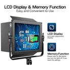 Pixel K80RGB Full Color Photography Fill Light High Brightness Panel Lamp With LCD Display(A Set+UK Plug Adapter) - 11