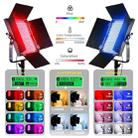 Pixel K80RGB Full Color Photography Fill Light High Brightness Panel Lamp With LCD Display(A Set+AU Plug Adapter) - 14