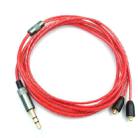 1.2m For Shure MMCX / SE215 / SE535 / SE846 / UE900 Volume Adjustment Headphone Cable(Red) - 1